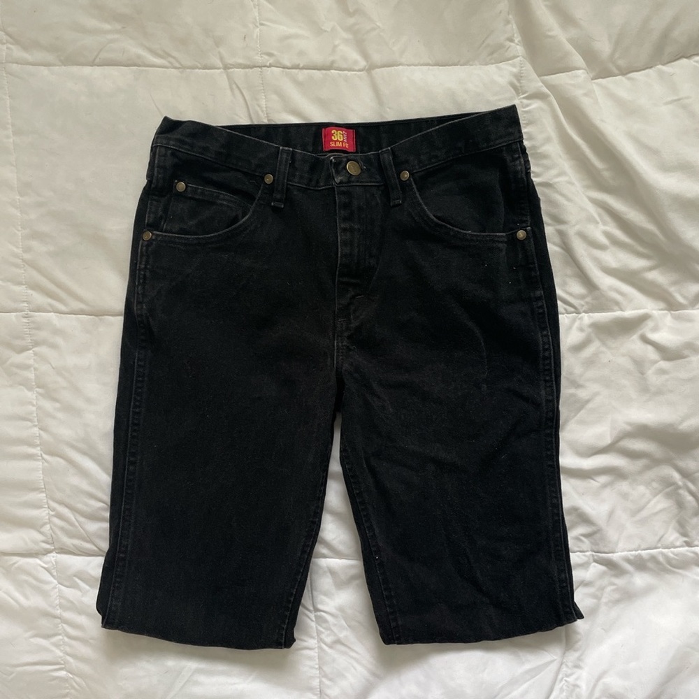Black wrangler jeans